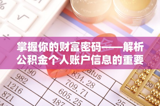 沅陵掌握你的财富密码——解析公积金个人账户信息的重要性