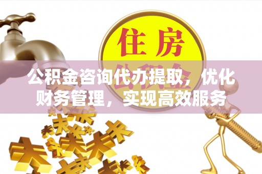 沅陵公积金咨询代办提取，优化财务管理，实现高效服务