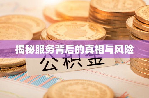 沅陵揭秘服务背后的真相与风险